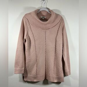 Calvin Klein Blush Cowl Neck Sweater